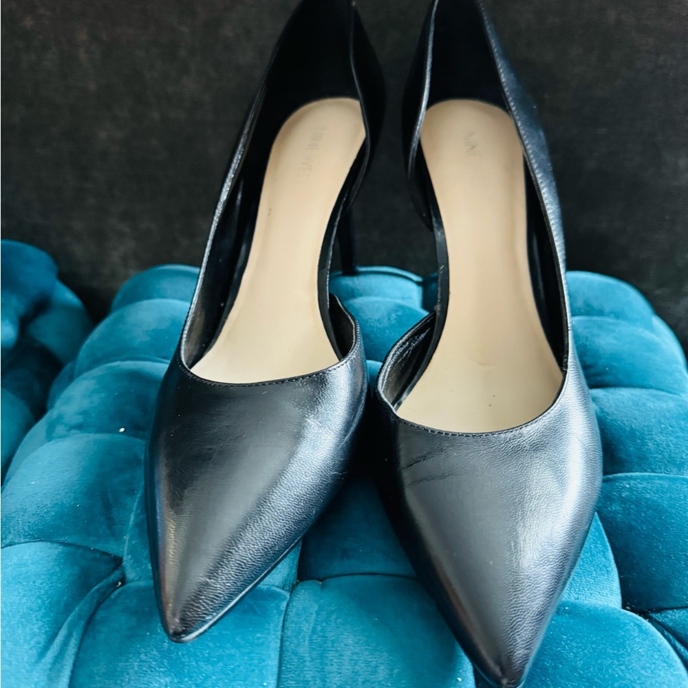 Nine West Black Pointed-Toe Heels